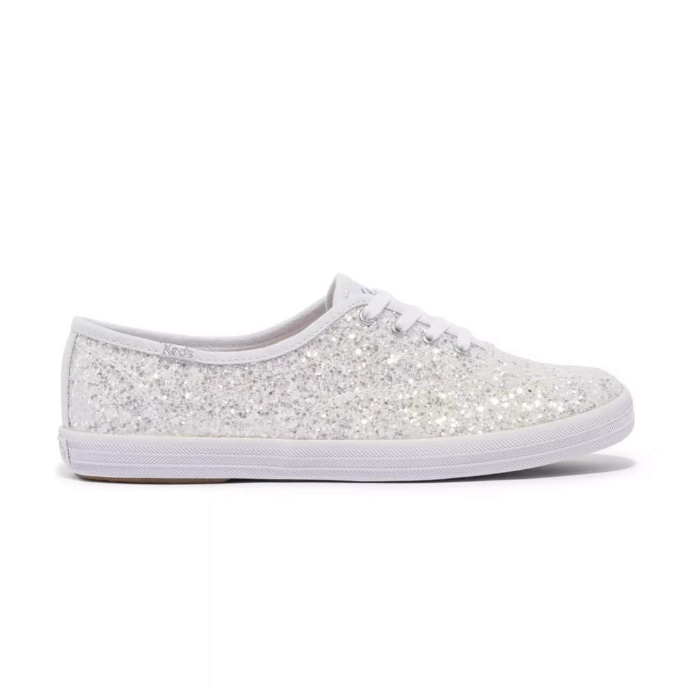 Keds Women's Sparkle Sneakers - Silver Glitter